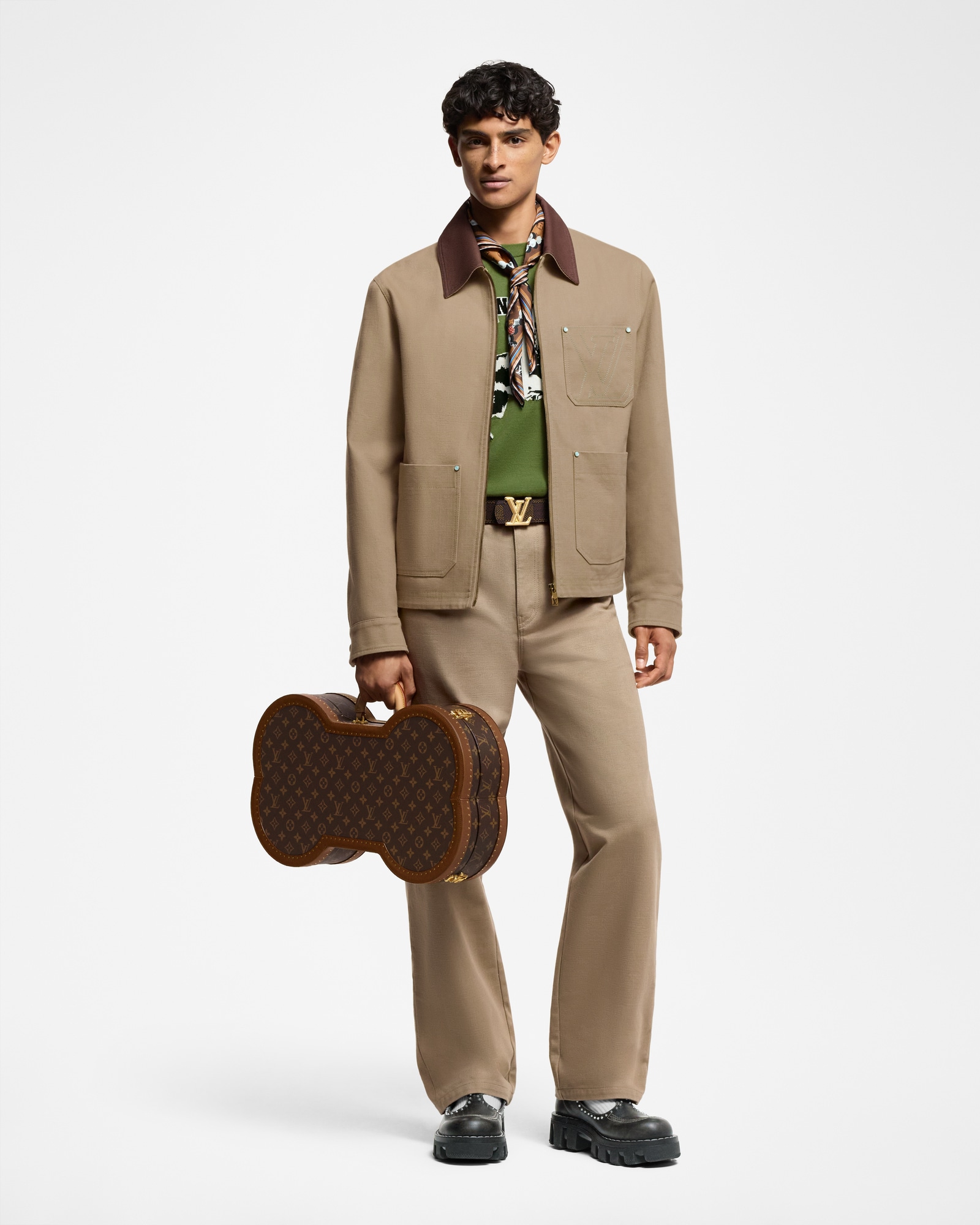 ベルト・LV ディメンション 40MM リバーシブル ダミエ・グラフィット